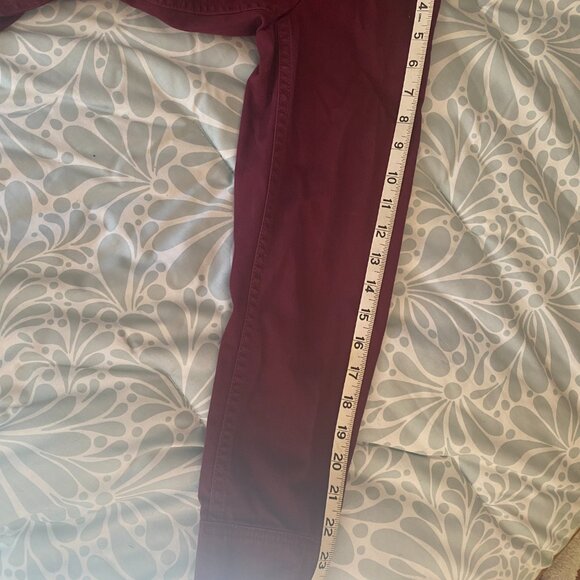 JCREW Burgundy Field Jacket.  Size M.  A14 - Picture 4 of 4